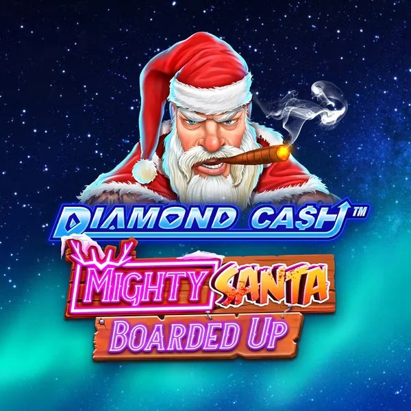Diamond Cash Mighty Santa Boarded Up logo – Slots by Greentube at Betory Casino