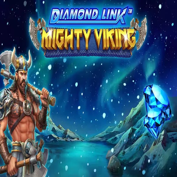 Diamond Link Mighty Viking online game logo by Greentube on betorycasinoo.co.nl