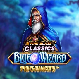Fire Blaze Blue Wizard Megaways casino game by Rarestone Gaming – featured logo at Betory Casino