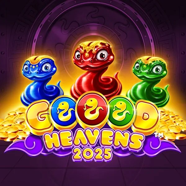 Official Slots logo: Goood Heavens by Rarestone Gaming at Betory Casino