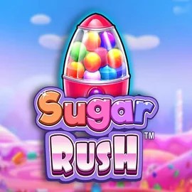 Sugar Rush logo by Pragmatic Play Betory Casino